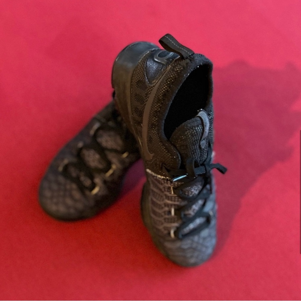 Nike KD IX Black Kevin Durant Triple Black 855909-001 Pre-School size 2.5